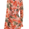 Adanna Rose Print Korsetter Mini Kjoler
