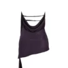 Aida Night Shade asymmetrisk kjol med omslagshals