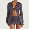 Ailsa Shadow Tie Front Topper
