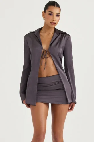 Ailsa Shadow Tie Front Topper