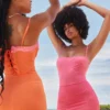 Aiza Flame Orange Maxi-kjoler