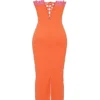 Aiza Flame Orange Maxi-kjoler