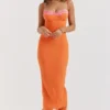 Aiza Flame Orange Maxi-kjoler
