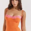 Aiza Flame Orange Maxi-kjoler