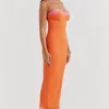Aiza Flame Orange Maxi-kjoler