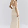 Akaia Champagne Waterfall Maxi Kjoler