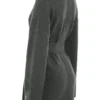 Alaia Charcoal Cardigan i kashmirblanding med belte