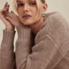 Alara Barley Chunky Cardigan i naturlig ull