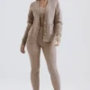 Alara Barley Chunky Cardigan i naturlig ull