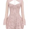 Alice Perfectly Pink Lace Mini Kjoler