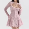 Alice Perfectly Pink Lace Mini Kjoler