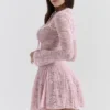 Alice Perfectly Pink Lace Mini Kjoler