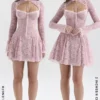 Alice Perfectly Pink Lace Mini Kjoler