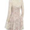 Alice Vintage kremfarget minikjole i blonder
