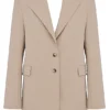 Aline Mink Oversized Blazere