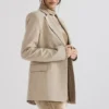 Aline Mink Oversized Blazere