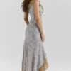 Aloura Paisley-printet georgette-maxi-kjol med volanger