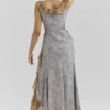Aloura Paisley-printet georgette-maxi-kjol med volanger