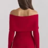 Amaryllis Holly Red Cashmere Blend Gensere