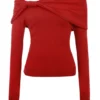 Amaryllis Holly Red Cashmere Blend Gensere