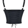 Analia svart bustier-korsetter
