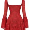 Analissa Scarlet Lace Korsetter Kjoler