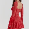 Analissa Scarlet Lace Korsetter Kjoler