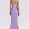 Antonina Orchid Lace Korsetter Maxi Kjoler