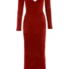 Aria Scarlet Chenille Sweetheart-kjol