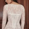 Artemis Vintage kremfarget maxi-kjol