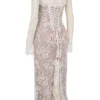 Artemis Vintage kremfarget maxi-kjol