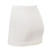 Asher Ivory Cashmere Mini Skjørt