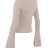 Aster Biscuit langermet cardigan i ull og kashmir