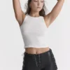Azora svarte veganske mikro-minishorts