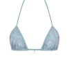 Bali Blue Paisley Triangle Bikinier Topper