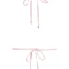 Bali rosa paisley-triangel-Bikinier-Topper