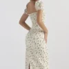 Bellucci Garden Print Shirred Sommerkjoler