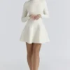 Bonnie Cream Merinoull Skater Minikjoler