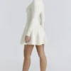 Bonnie Cream Merinoull Skater Minikjoler