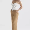 Cameron Caramel Relaxed Tailored Bukser