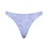 Capri Lavender Paisley High Leg Bikinier