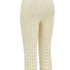 Carella Gingerbread Gingham Capri-bukser