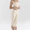 Carella Gingerbread Gingham Capri-bukser