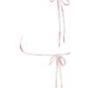 Caribe bikinitopper med blomstertrykk