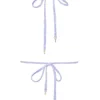 Caribe Lavender Paisley Bikinier-Topper