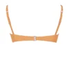 Cassis lys oransje bikini-topper med rynker