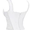 Catalina hvit broderie anglaise-korsetter