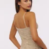 Catarina Vintage Ivory håndbrodert camisole-topper – begrenset utgave