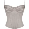 Chantal Champagne Satin Topper