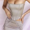 Chantelle Latte Satin Korsetter